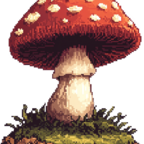 Pixel Art Mushroom